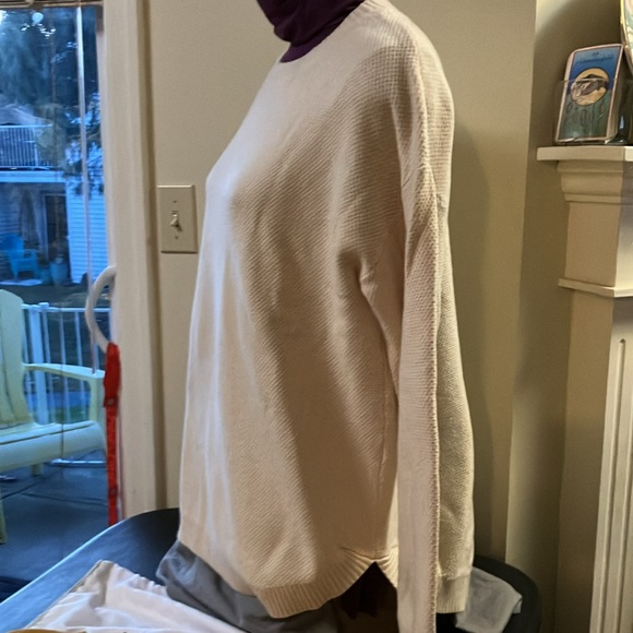 HI-Lo Sweater , cream, XXL, - Picture 3 of 10